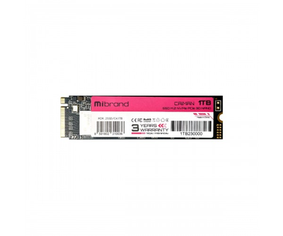 SSD M.2 Mibrand Caiman 1TB NVMe 2280 PCIe 3.0 3D NAND