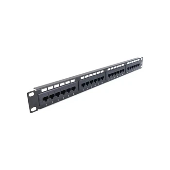Патч-панель Hypernet 19" 24 порта UTP cat.6 (PP-KUTP6-24-NM)