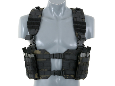 Разгрузка Chest Harness MOLLE на фастексах - MULTICAM BLACK [8FIELDS]