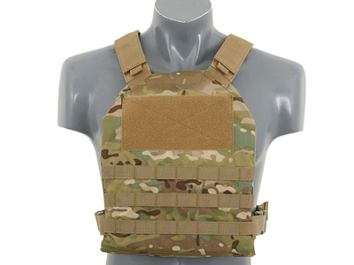 Простой Plate Carrier с аналогам баллистических вставок - Multicam [8FIELDS] (для страйкбола)