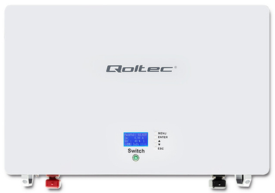 Magazyn energii LiFePO4 Qoltec 7.2kWh 48V BMS LCD 53878 (5901878538785)