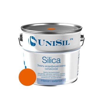 Эмаль пентафталевая Unisil Silica оранжевая 2.8 кг
