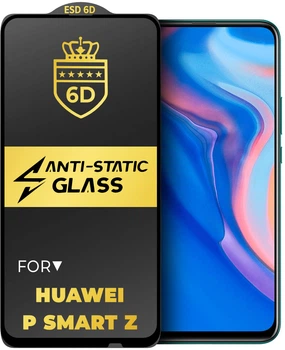 Защитное стекло 6D Anti-Static Huawei P Smart Z Glass Shield (34171)