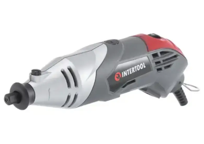 Шлифмашина-гравер INTERTOOL DT-0517 на 170 Вт, 8000-35000 об/мин + КЕЙС и НАБОР АККСЕСУАРОВ (40 ШТ)