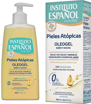 Żel pod prysznic Instituto Espanol Atopic Skin Bath And Shower Oleogel 300 ml (8411047108536)