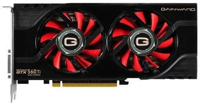 Видеокарта GAINWARD PCI-Ex nVIDIA GeForce GTX 560 Ti на 1 GB ( 1280 MB ) GDDR5 ( 320 BIT ) ( DVI , DisplayPort, HDMI ) Б/У