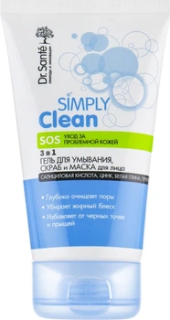 Гель-скраб-маска для обличчя - Dr. Sante Simply Clean SOS 150ml (503833-3511)