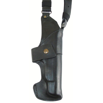 Кобура Медан для Beretta 92 кожаная формованная с кожаным креплением вертикальная (1011 Beretta 92)