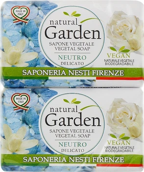 Мило натуральне "Нейтральне" - Nesti Dante Natural Garden Neutro 2x125g (1049369-139911)