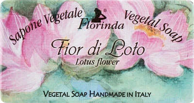 Мило натуральне "Квітка лотоса" - Florinda Sapone Vegetale Soap Lotus Flower 100g (375265-31100339)