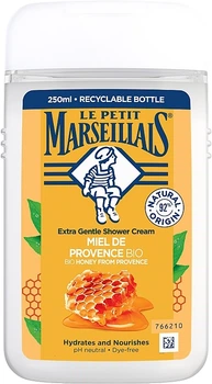 Био-гель для душа «Медовая наслаждение» - Le Petit Marseillais Bio Honey From Provence Extra Gentle Shower Cream 250ml (1225905-139574)