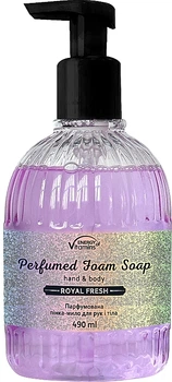 Парфумована пінка-мило для рук і тіла "Royal Fresh" - Energy Of Vitamins Perfumed Foam Soap Hand And Body Royal Fresh 490ml (1252382-143903)