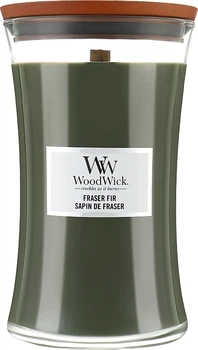Ароматическая свеча в стакане - WoodWick Hourglass Candle Frasier Fir 453.6g (730315-147472)