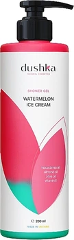 Гель для душу "Кавунове морозиво" - Dushka Watermelon Ice Cream Shower Gel 200ml.