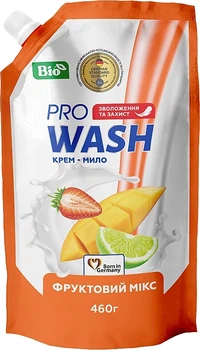 Жидкое крем-мыло "Фруктовый микс" - Pro Wash (дой-пак) 460g (1182559-133906)