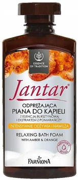 Расслабляющая пена для ванны - Farmona Jantar Relaxing Bath Foam Amber & Orange 330ml (1074089-121979)
