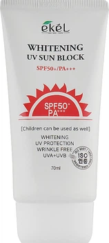 Сонцезахисний крем з відбілюючим ефектом SPF 50 + / PA +++ - Ekel Whitening UV Sun Block 70ml (949685-134411)
