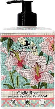 Мыло жидкое "Розовая лилия" - Florinda Mosaici Italiani Liquid Soap 500ml (1171578-125503)