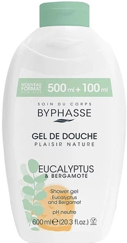 Гель для душа с эвкалиптом и бергамотом - Byphasse Eucalyptus & Bergamot Shower Gel 600ml (1239765-141618)