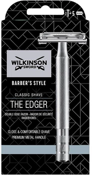 Станок для бритья + 5 лезвий - Wilkinson Sword Classic Shave The Edger (1114146-85731)