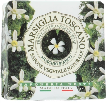 Мыло "Белый мускус" - Nesti Dante Marsiglia Toscano Muschio Bianco 200g (308209-73028)