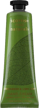 Крем для рук "Кориандр и листья лайма" - Scottish Fine Soaps Naturals Coriander & Lime Leaf Hand Cream Tuba 75ml (1094274-145144)