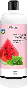 Гель для душу освіжаючий "Кавун та м'ята" - Bioton Cosmetics Shower Gel 1000ml (1226336-145921)