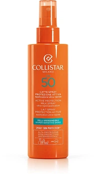 Солнцезащитный спрей SPF50 - Collistar Sun Care Active Protection Milk Spray Ultra-Rapid Application SPF50 200ml (1072555-137749)