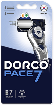 Бритва з 1 змінною касетою - Dorco Pace 7 (1136812-120433)