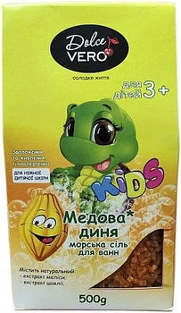 Дитяча сіль для ванн "Медова диня" - Dolce Vero Kids 500g (1097533-125317)
