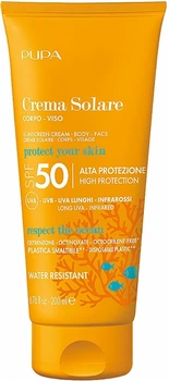 Сонцезахисний крем SPF 50 - Pupa Sunscreen Cream 200ml (1176239-145165)