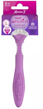 Женская одноразовая бритва с тремя лезвиями - Wilkinson Sword Xtreme 3 My Intuition Comfort Cherry Blossom (1227661-139942)