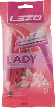 Одноразовий станок для бритв, 5шт - Lezo Lady 5шт (217515-24050)