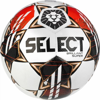 Футбольный мяч Select BRILLANT SUPER FIFA белый красный унисекс для игры на натуральном и искусственном газоне