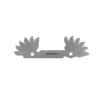 Резьбомер метрический 12шт (0.5-3.0) INTERTOOL SD-8400