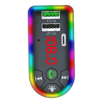 Автомобильный FM модулятор Bluetooth F7 12 – 24 В