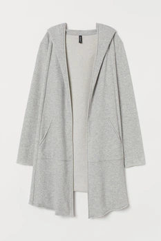 Кардиган H&M XXS серый меланж 2310851726