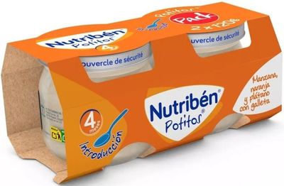 Puree dla dziec Nutriben Potito Apple & Pear 2 x 120 g (8430094317647)