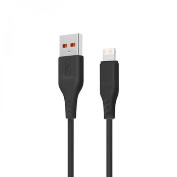 Кабель SkyDolphin S61L USB - Lightning (M/M), 1 м, Чорний (SDUSB-000573)