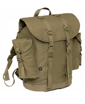 Рюкзак сумка BRANDIT 40 л Оливковий 50 х 45 х 21 см дволямковий із регульованими ременями та ручкою для перенесення з базою для модульної системи Molle