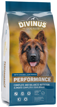 Sucha karma dla psów Divinus performance dla owczarka niemieckiego z kurczakiem 10 kg (5600276940526)