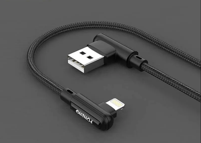 Кабель Foneng X70 1M 90-degree Angle Gaming Cable (3A) iPhone