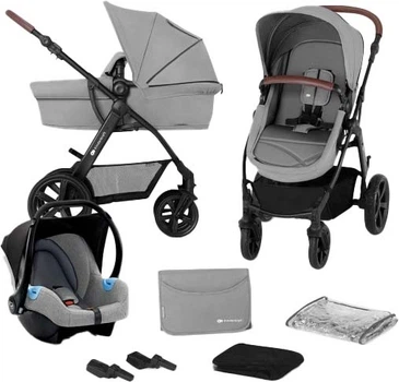 Універсальна коляска 3 в 1 Kinderkraft Xmoov CT Light Gray (KSXMOV00LGR3000)