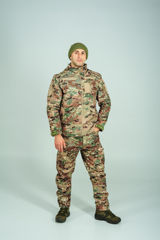 Військовий костюм Soft Shell штани і куртка Single Sword з подвійним флісом мультікам XL