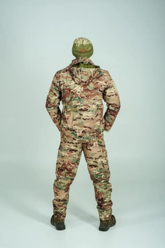 Военный костюм Soft Shell штаны куртка Single Sword с двойным флисом мультикам XXXL