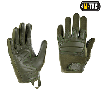 M-tac комплект перчатки тактические шапка ремень олива XL