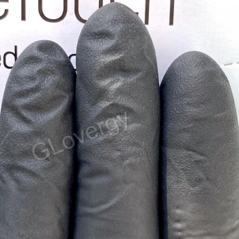 Перчатки нитриловые Medicom SafeTouch Advanced Black размер M черного цвета 100 шт