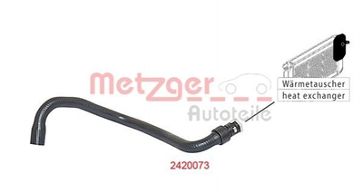 Патрубки системи охолодження METZGER 2420073 Ford Focus, C-Max 1469329, 1306041, 1329045