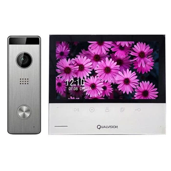 Комплект відеодомофону Qualvision QV-IDS4772+QV-ODS235SX Silver