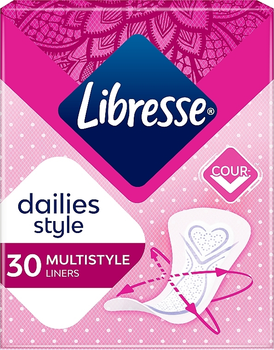 Щоденні прокладки, 30 шт. - Libresse Dailies Style Multistyle 30шт (1193386-141908)